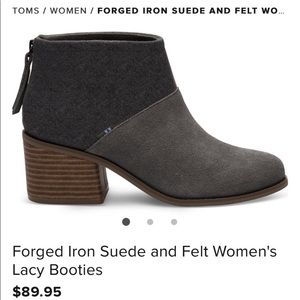 Toms booties size 6.5